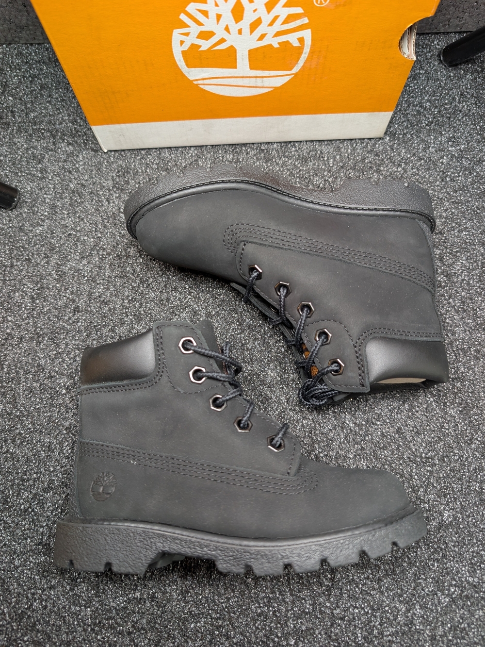 Timberland Kids' Classic Black Waterproof Boots